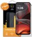 MobyDefend 2-Pack MobyDefend Screenprotectors - Geschikt voor Motorola Moto G15 - Screensavers Met Zwarte Randen - Gehard Glas