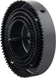 Topgear Gatenzaagset - 63 t/m 127 mm - 8-delig - Koolstofstaal - Inclusief Centerboor en Houder