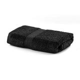 DecoKing Handdoek 50x100 cm katoen kwaliteit 525g/m² zwart absorberend Marina