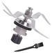 Couteaux de remplacement en acier inoxydable avec brosse de nettoyage pour robot culinaire