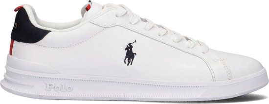 POLO Ralph Lauren Heritage Court Sneakers - Wit/Blauw/Rood