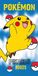 Carbotex Pokemon Strandlaken 70x140cm Katoen - Pikachu Kinderbadlaken