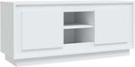 vidaXL Tv-meubel 102x35x45 cm bewerkt hout wit