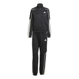 adidas Dames Stadium 3-Stripes Track Suit, black, XS