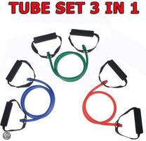 Focus Fitness Resistance Tube - SET 3 in 1