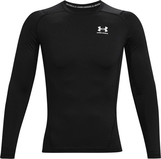 Under Armour UA HG Armour Comp LS-BLK Heren Sportshirt
