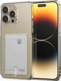 Selected by GSMpunt.nl Transparant Dun TPU Hoesje met Pasjeshouder Geschikt voor Apple iPhone 14 Pro Max