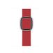 Apple Modern Buckle Band Rood Leer Small