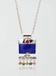 Pendentif Lapis Lazuli / Tourmaline - Argent véritable !