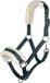 HKM Halster Bischofshofen met bont Pony darkgreen Kunststof