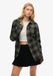 Superdry Geplooide Vintage Corduroy Minirok Dames Bison Black UK12-EU40