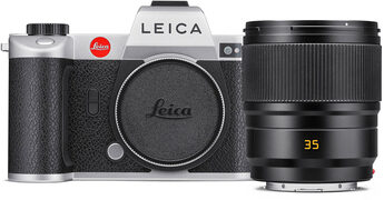 Leica SL2 systeemcamera Zilver + Summicron 35mm f/2.0 comp objectief