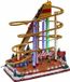 Feeric Christmas Kerstdorp tafereel - achtbaan - avec mouvement et lumière - 46 cm