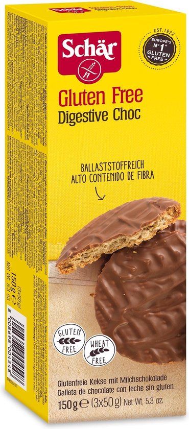 Dr. Schar Digestive Choc - Glutenvrije Biscuits - 175g