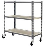 Simon Rack Metalen stelling met wielen 975x900x300 mm - Maderclick