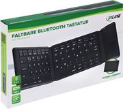 InLine 55379B Toetsenbord Universeel Bluetooth QWERTZ Duits Zwart