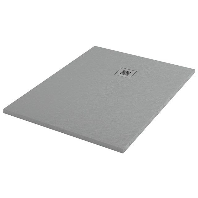 Maxaro Douchebak 120x80cm Rechthoek Mineraalmarmer Grijs