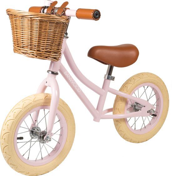 Banwood First Go Girl Loopfiets Pink