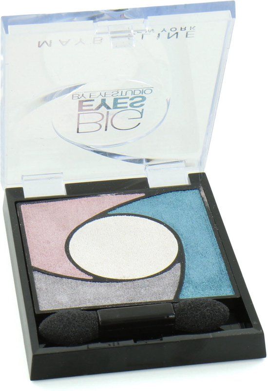 Maybelline Eye Studio Big Eyes 03 Luminous Turquoise Eyeshadow - Multi Color - 5g