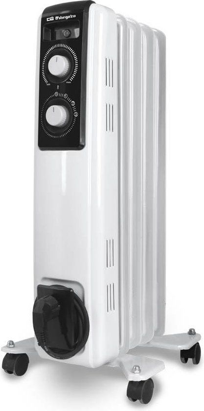 Orbegozo RF-1000 Oliegevulde Kachel - 1000W - Zwart/Wit