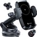 Siltcon® Support téléphone voiture 15W QI chargeur sans fil