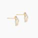 Bathilde Boucles D'oreilles Puces Or Jaune Diamant