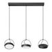 Osram Decor Puck 3XHang LED suspension luminaire black steel
