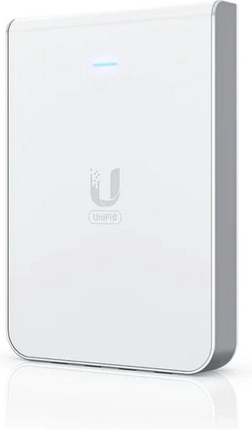Ubiquiti UniFi U6 In-Wall - WiFi 6 Access Point - Dual-Band - 5400 Mbps - White