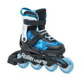 Rollerblade Microblade SL patins de fitness pour enfants noir bleu ciel