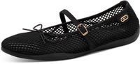 Tamaris Dames Ballerina Strap 1-22103-46 Zwart Leer