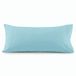 Elegant Comfort Luxe ultrazachte 1-delige kussensloop - 1500 premium hotelkwaliteit microvezel dubbel geborsteld - kreukbestendig, kussensloop voor lichaam, aquablauw