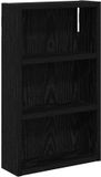 vidaXL Badkamer wandkast Zwarte Eik 30 x 10 x 50 cm Geconstrueerd hout