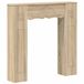 vidaXL Haardombouw Sonoma Eiken 102 x 20 x 102 cm