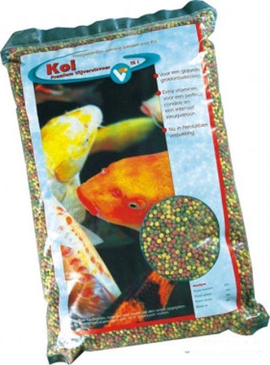 VT Koi Premium Visvoer - 15L - Drijvend - Voor Koi