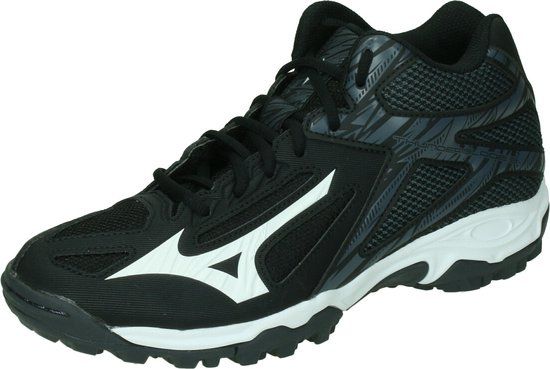 Mizuno Thunder Blade 3 Outdoor Korfbalschoenen - Maat 39 - Zwart/Wit - Unisex