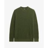 Superdry - Gebreide trui met ronde hals en textuur - Heren - Sweaters