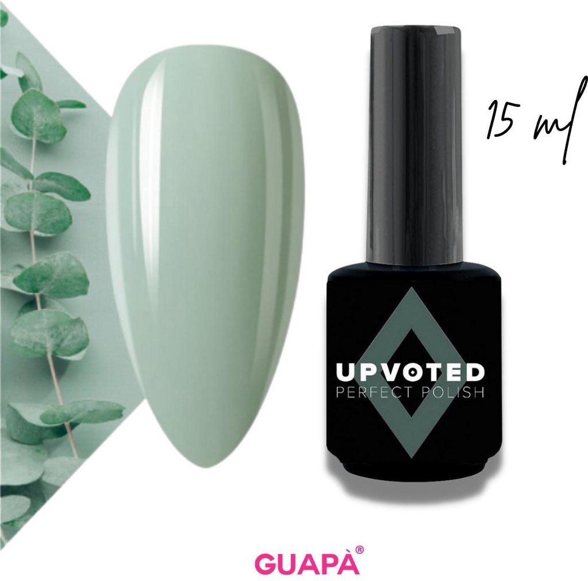 GUAPÀ Gellak Groen | Pink Gellak | Gel Nagellak | Gel Polish | Professionele Salon Kwaliteit | 15 ml