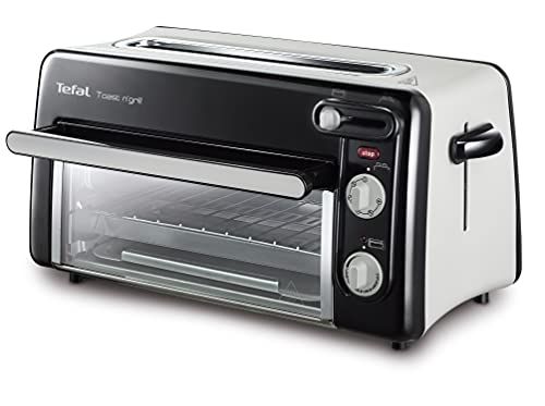 Tefal Toast n' Grill TL6008 - 2-in-1 broodrooster en mini-oven - 1300W - Zwart/Aluminium