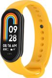 Qubix - Bracelet en silicone - Jaune - Convient pour Xiaomi Smart Band 8 / 9 / 10