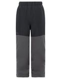 VAUDE Kids Caprea Padded Rain Pants, waterdicht, Unisex, Kledingmaat 146/152, black, 50-100% gerecycled polyester, Herfst/Winter 2025