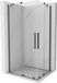 Mexen Velar Duo cabine de douche coulissante 100 x 90, transparent, gun metal