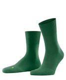 FALKE Run eenkleurig katoen functioneel materiaal sokken unisex groen - maat 37-38