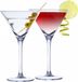 Alpina Martini cocktailglazen - Glas - Transparant - 4 stuks - 220 ml