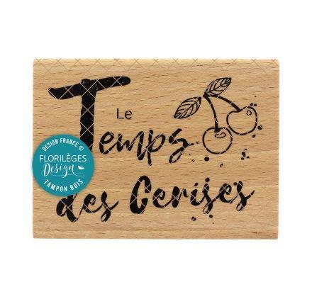 Florilèges Design stempel, houtkleur, 60 x 80 mm