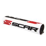 SCAR Stuurbescherming Ø 22 mm/in met stang - motorfiets cross quad dirt bike enduro supermoto - wit