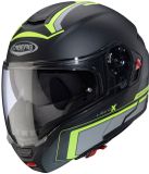 Caberg Levo X Elite Mat Zwart Grijs Geel Systeemhelm - Helm