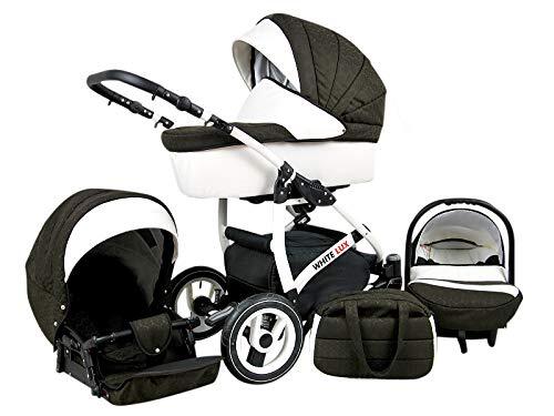 SaintBaby Kinderwagen 3in1 2in1 set Isofix buggy reiswieg autostoel Storm by Chocolate 2in1 zonder autostoel