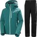 Helly Hansen Alphelia Ensemble de ski, femme, vert/noir