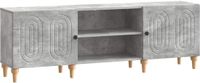 vidaXL TV-meubel 150 x 31 x 50 cm Betongrijs Bewerkt hout