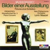 CD Universal Music Mussorgsky* / Prokofiev* - New Philharmonia Orchestra, Lorin Maazel – Bilder Einer Ausstellung - Klavierkonzert No. 3